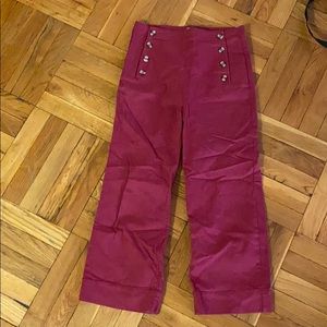 High waist | Cropped | Sailor Pants